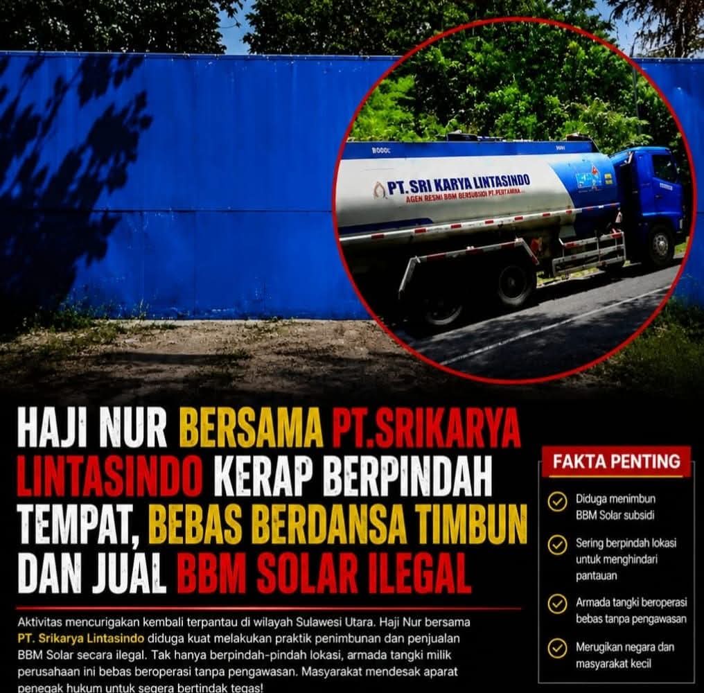 MAFIA BBM "KEBAL HUKUM HAJI NUR KEMBALI BERAKSI DI BITUNG DAN DI SULUT